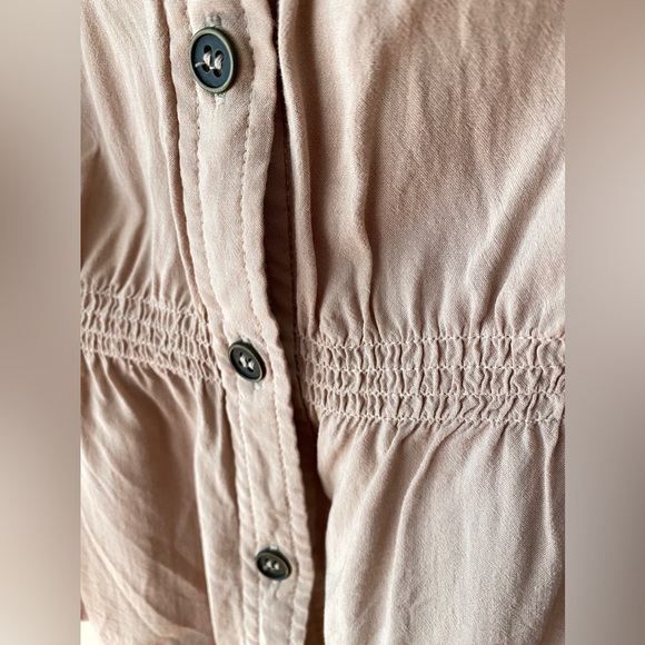 Divided H&M Cargo Button Up Shirt Beige Size 36 - Picture 10 of 13